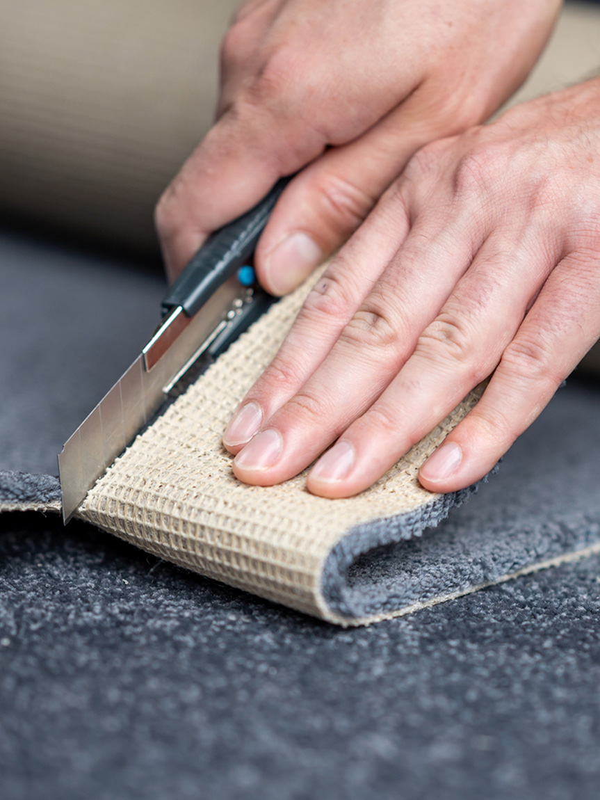 Room scene with mobile phone to show how our room visualizer tool works.