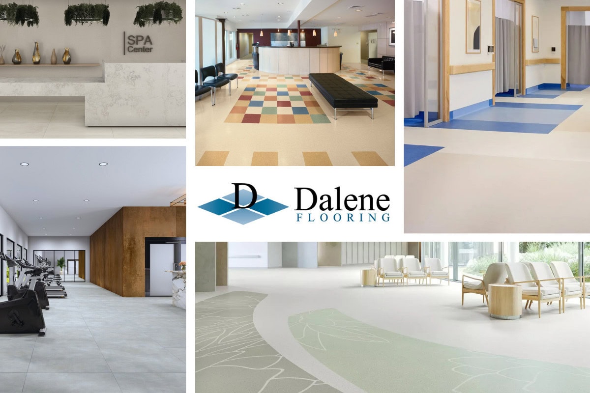 Healthcare flooring examples